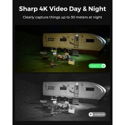 Reolink Outdoor Battery Camera 4K Trackmix LTE - BP4G - (G770) (White) (Hard Bundle) — Buy in Cyprus with Fast Delivery