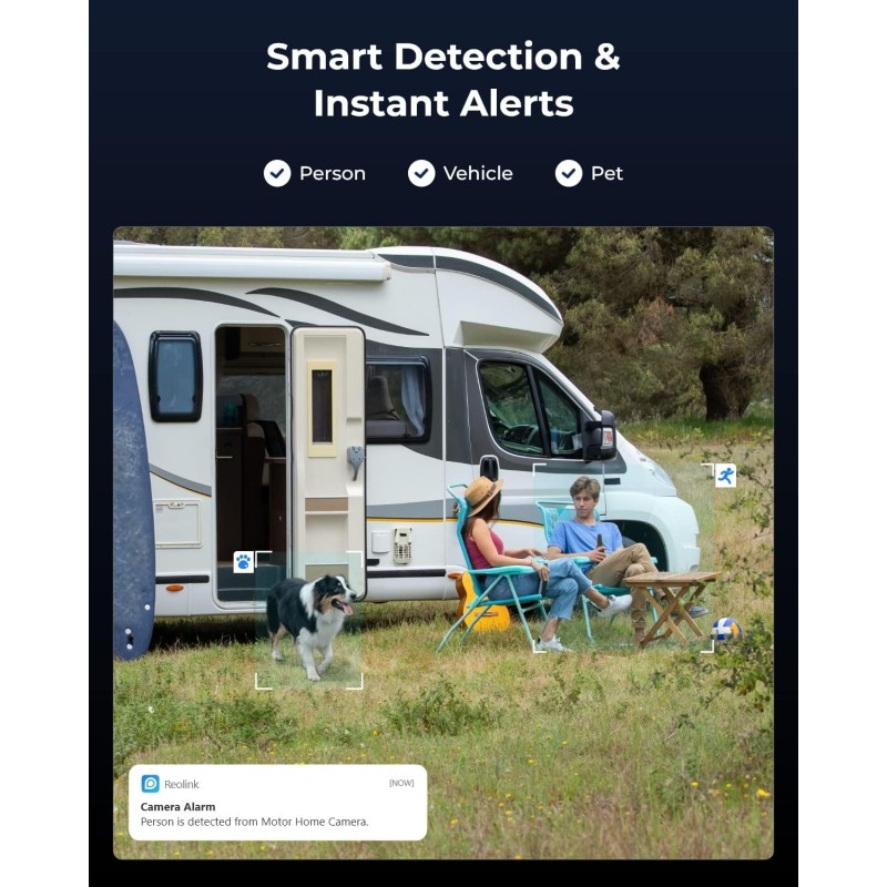 Reolink Outdoor Battery Camera 4K Trackmix LTE - BP4G - (G770) (White) (Hard Bundle) — Buy in Cyprus with Fast Delivery