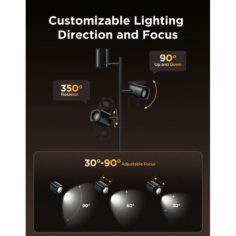 Govee Lamp Floor Smart RGBICWW (Tree Floor Lamp) - RGBICWW Tree Floor Lamp — Buy in Cyprus with Fast Delivery