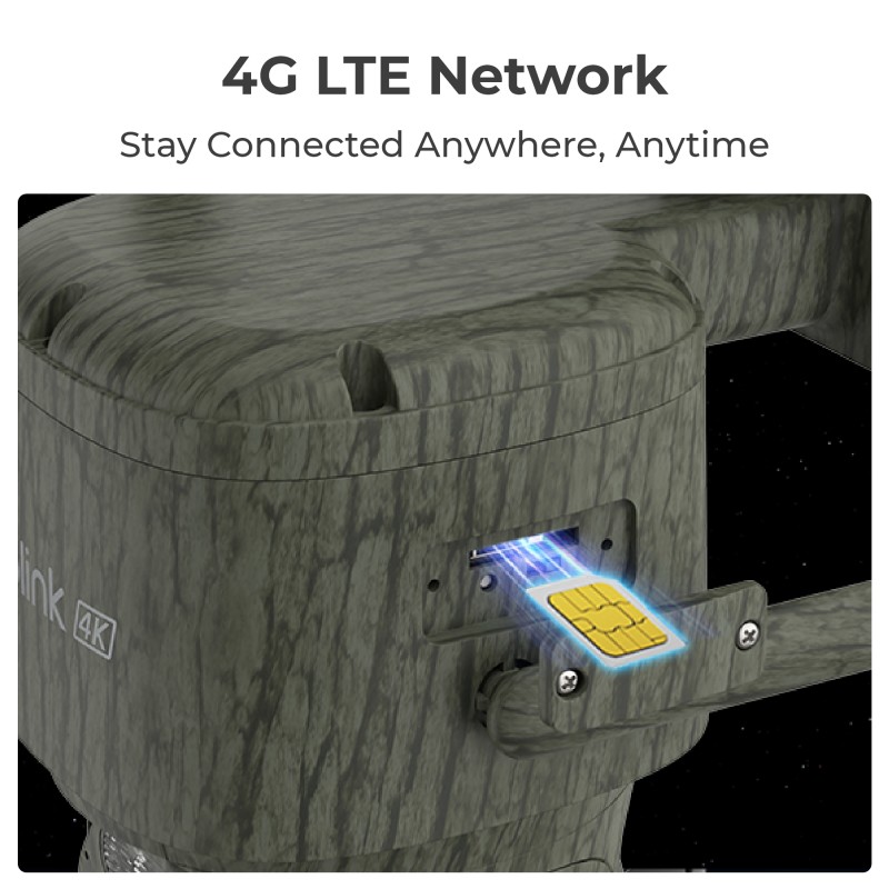 Reolink Outdoor Battery Camera 4K Trackmix LTE - BP4G - (G770-C) (Camo) Bundle — Buy in Cyprus with Fast Delivery