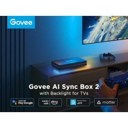 Govee TV AI Sync Box with Strip Light - 75-85' Max 8K 240HZ (Matter) (UK) — Buy in Cyprus with Fast Delivery