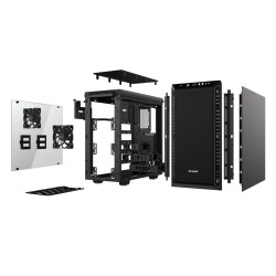 be quiet! Pure Base 600 Window - Mid Tower Case - Black, Tempered Glass, ATX/mATX/Mini-ITX, 425mm GPU, 165mm CPU