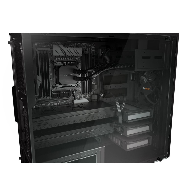 be quiet! Pure Base 600 Window - Mid Tower Case - Black, Tempered Glass, ATX/mATX/Mini-ITX, 425mm GPU, 165mm CPU