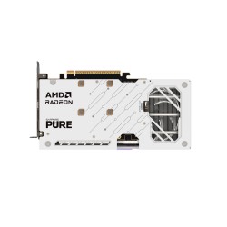 SAPPHIRE PURE Radeon RX 9060 XT - 16GB GDDR6 White - 3290 MHz Boost, PCIe 5.0, Dual-X Dual-Fan