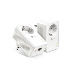 TP-Link TL-PA7017P KIT - Powerline Adapter 1000Mbps, 1x Gigabit LAN, Passthrough Socket, White