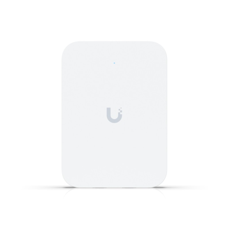 Ubiquiti UniFi U7-IW - In-Wall Wi-Fi 7 Access Point - White, 4 Spatial Streams, Integrated 2.5GbE PoE Switch