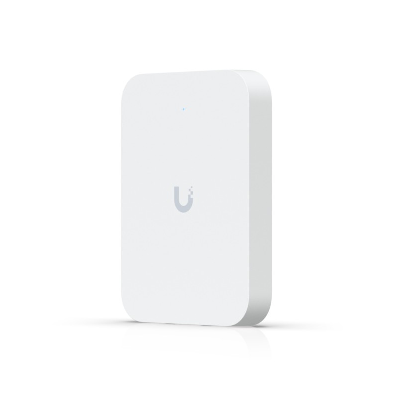 Ubiquiti UniFi U7-IW - In-Wall Wi-Fi 7 Access Point - White, 4 Spatial Streams, Integrated 2.5GbE PoE Switch