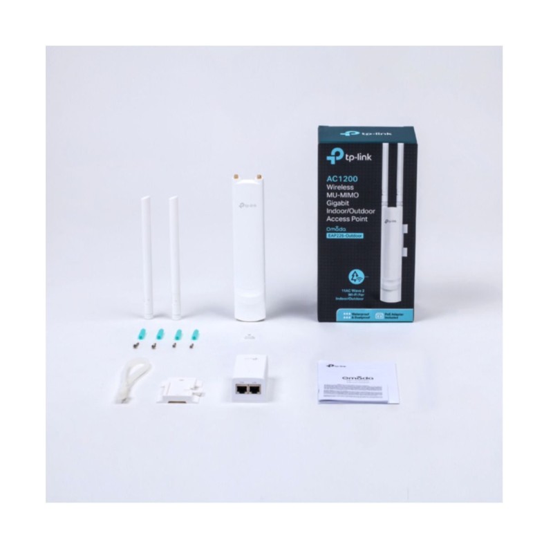 TP-Link EAP225-Outdoor - Dual-Band Outdoor Wi-Fi Access Point - White, 1200 Mbps, PoE — Buy in Cyprus with Fast Delivery