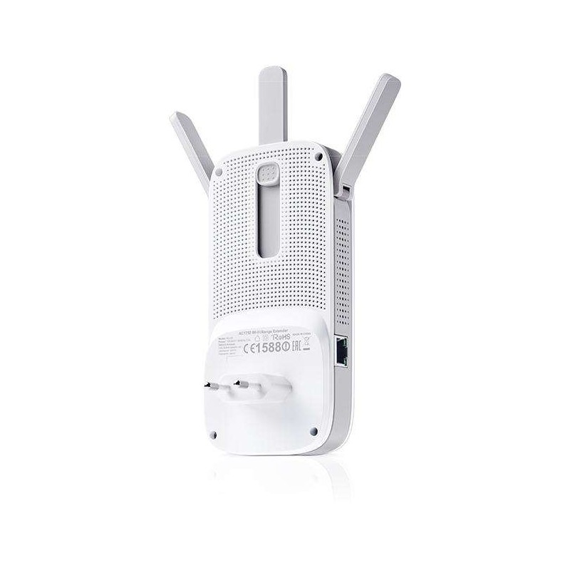 TP-Link AC1750 Wi-Fi Range Extender - RE450 - Dual-Band, Gigabit Ethernet, Wall-Plug, White — Buy in Cyprus with Fast Delivery
