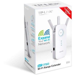 TP-Link AC1750 Wi-Fi Range Extender - RE450 - Dual-Band, Gigabit Ethernet, Wall-Plug, White — Buy in Cyprus with Fast Delivery