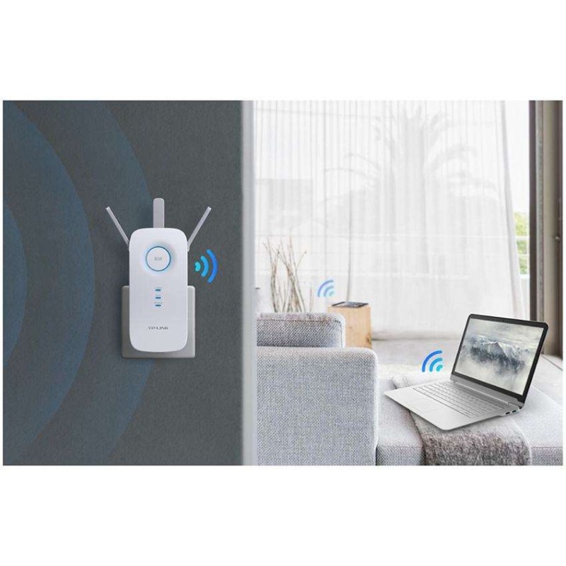 TP-Link AC1750 Wi-Fi Range Extender - RE450 - Dual-Band, Gigabit Ethernet, Wall-Plug, White — Buy in Cyprus with Fast Delivery