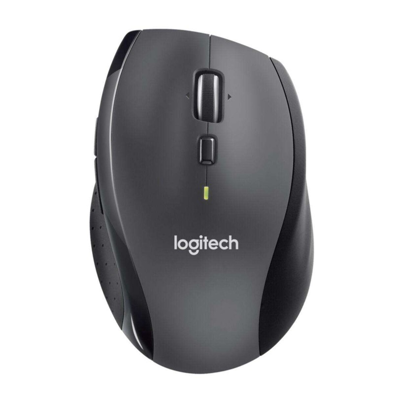 Logitech M705 Cordless Laser Mouse - 910-001949 - Charcoal, Right-hand, 7 Buttons, 2.4 GHz Unifying