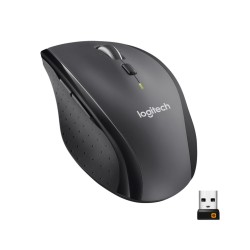 Logitech M705 Cordless Laser Mouse - 910-001949 - Charcoal, Right-hand, 7 Buttons, 2.4 GHz Unifying