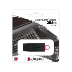 Kingston DataTraveler Exodia - DTX - 256GB USB 3.2 Gen1 (USB-A) - Black / Pink — Buy in Cyprus with Fast Delivery