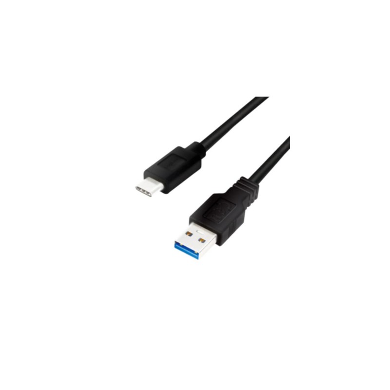 LogiLink USB 3.2 Gen1 A-to-C Cable - CU0170 - 2m Black, 5 Gbps, 3A Charging — Buy in Cyprus with Fast Delivery