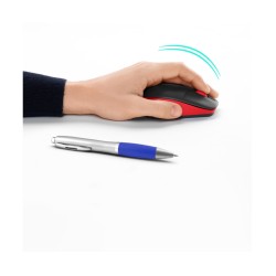 Logitech M190 Wireless Mouse - 910-005908 - Red, Ambidextrous, 1000 DPI, 2.4 GHz Nano Receiver