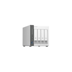 QNAP TS-433-4G NAS Server - 4-Bay White, 4GB RAM, ARM Cortex-A55 2.0GHz, Dual 2.5GbE — Buy in Cyprus with Fast Delivery