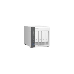 QNAP TS-433-4G NAS Server - 4-Bay White, 4GB RAM, ARM Cortex-A55 2.0GHz, Dual 2.5GbE — Buy in Cyprus with Fast Delivery