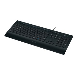 Logitech K280E Pro - Wired USB Full-Size Business Keyboard - Black (US International) — Buy in Cyprus with Fast Delivery