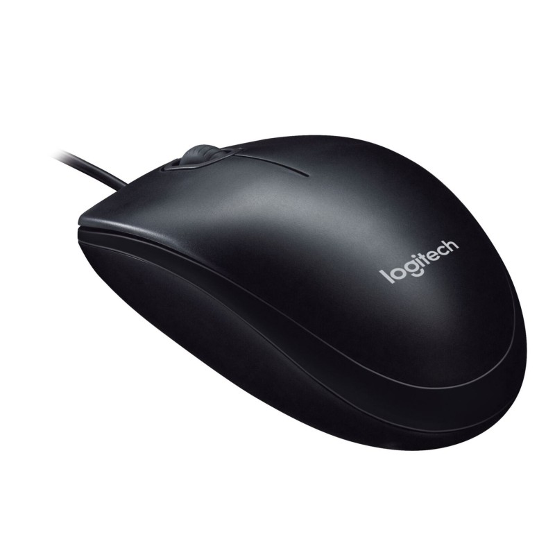 Logitech M90 Wired Optical Mouse - 910-001793 - Ambidextrous, 1000 DPI, Grey, USB-A — Buy in Cyprus with Fast Delivery