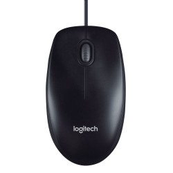 Logitech M90 Wired Optical Mouse - 910-001793 - Ambidextrous, 1000 DPI, Grey, USB-A — Buy in Cyprus with Fast Delivery