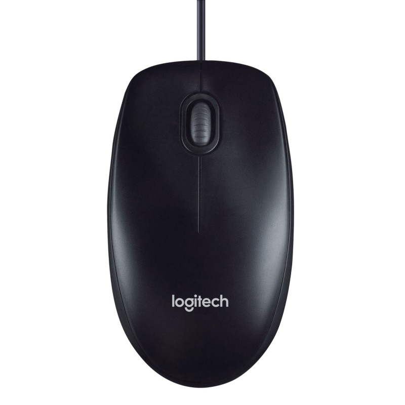Logitech M90 Wired Optical Mouse - 910-001793 - Ambidextrous, 1000 DPI, Grey, USB-A — Buy in Cyprus with Fast Delivery