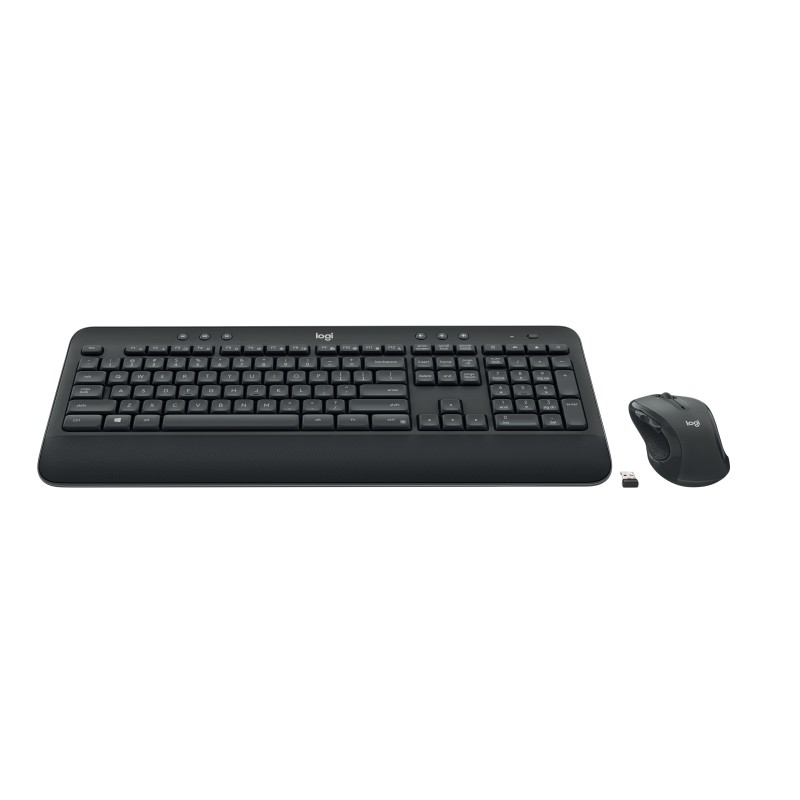 Logitech MK545 Advanced Wireless Keyboard & Mouse Combo - 920-008889 - Black, German QWERTZ, USB