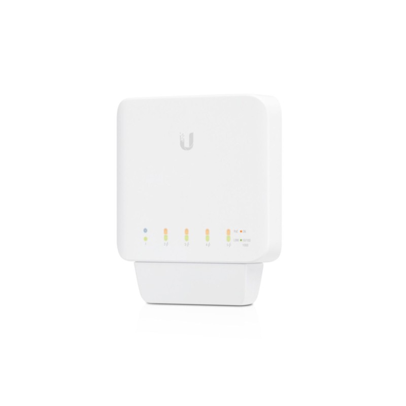 Ubiquiti UniFi Switch - USW-Flex - 5‑Port Gigabit (4x PoE), L2 Managed, White — Buy in Cyprus with Fast Delivery