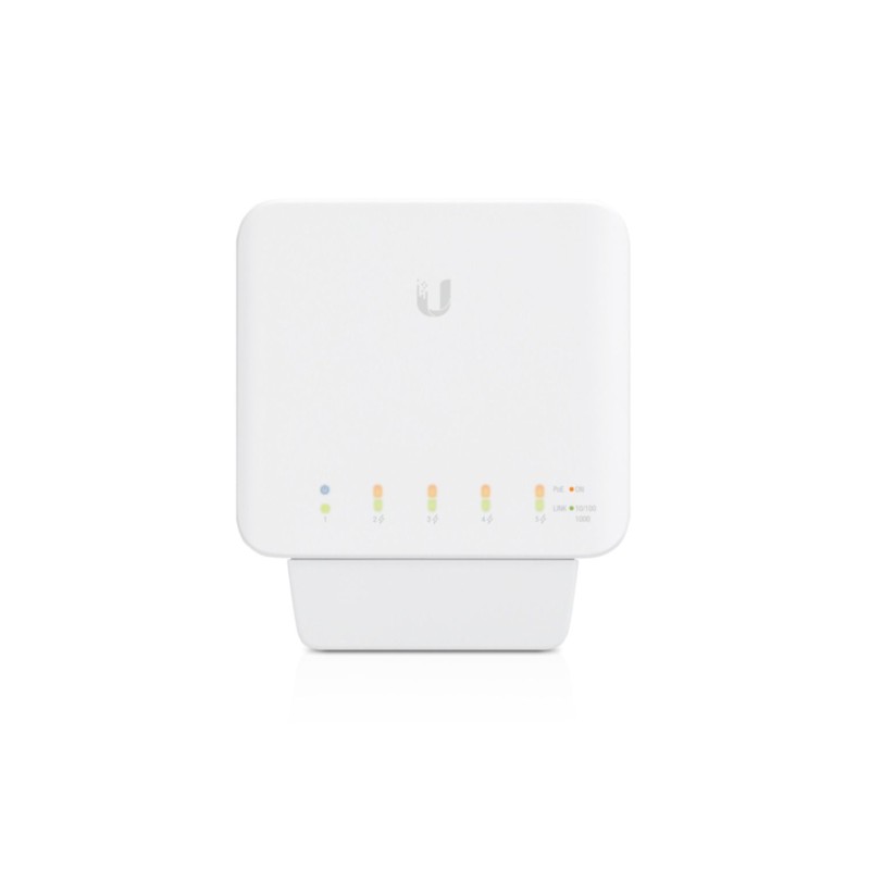 Ubiquiti UniFi Switch - USW-Flex - 5‑Port Gigabit (4x PoE), L2 Managed, White — Buy in Cyprus with Fast Delivery