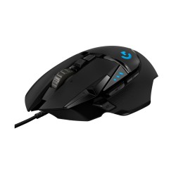 Logitech G502 HERO - 910-005470 - Wired Gaming Mouse, Black, 25600 DPI, 11 Programmable Buttons, RGB Lighting