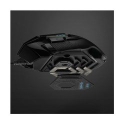 Logitech G502 HERO - 910-005470 - Wired Gaming Mouse, Black, 25600 DPI, 11 Programmable Buttons, RGB Lighting