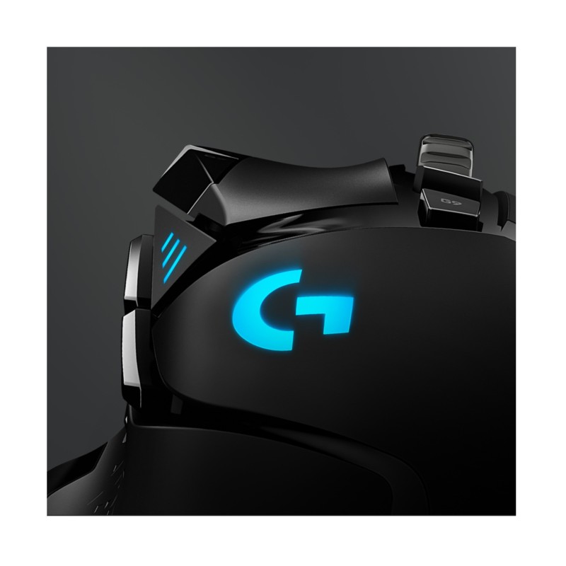 Logitech G502 HERO - 910-005470 - Wired Gaming Mouse, Black, 25600 DPI, 11 Programmable Buttons, RGB Lighting