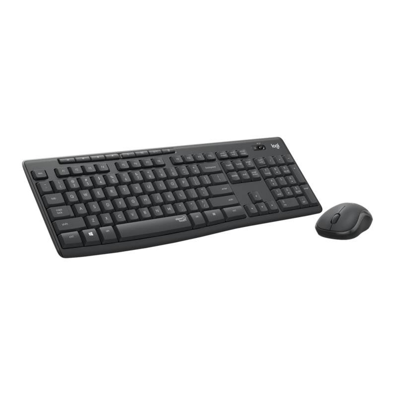 Logitech Wireless Combo MK295 - 920-009800 - Graphite, Silent Full-Size Keyboard & Ambidextrous Mouse (2.4 GHz USB)