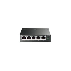 TP-Link TL-SG105PE - 5-Port Gigabit PoE+ Managed L2 Switch, 65W Budget, Black, Fanless — Buy in Cyprus with Fast Delivery