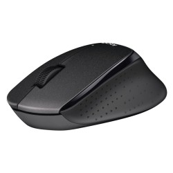 Logitech M330 Silent Plus - 910-004909 - Black Wireless Silent Office Mouse, 2.4GHz Nano Receiver