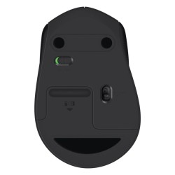 Logitech M330 Silent Plus - 910-004909 - Black Wireless Silent Office Mouse, 2.4GHz Nano Receiver