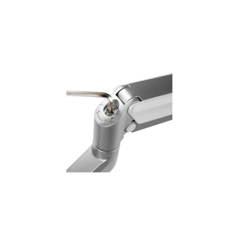 LogiLink Triple Monitor Desk Mount - BP0090 - 3x 17-27 inch Clamp Arm, VESA 75/100mm, Silver