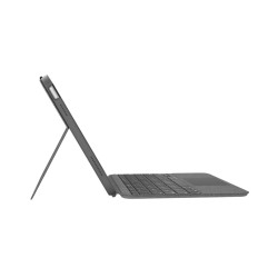 Logitech Combo Touch Keyboard Case - 920-011435 - iPad (10th Gen) Compatible, Oxford Grey, Backlit, Smart Connector