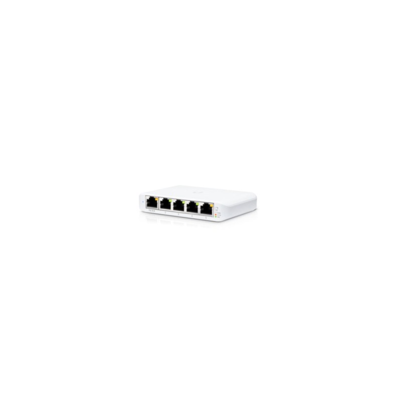Ubiquiti UniFi Switch - USW-Flex-Mini - 5-Port Gigabit Managed, PoE/USB-C Powered, White — Buy in Cyprus with Fast Delivery
