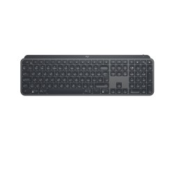 Logitech MX Keys - 920-010244 - Graphite German Wireless Keyboard, Backlit, Multi-device, Rechargeable USB-C