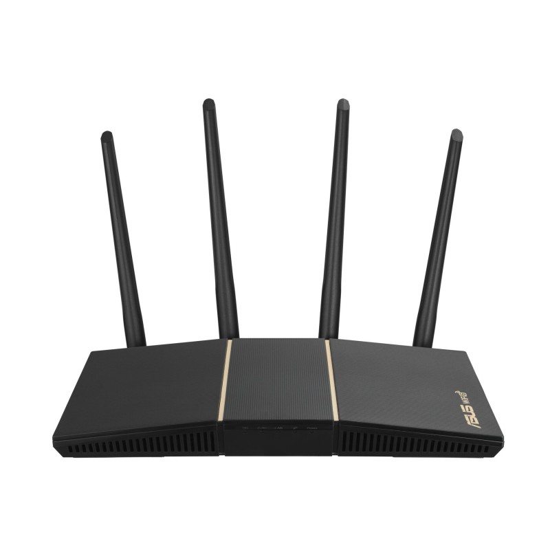 ASUS RT-AX57 (90IG06Z0-MO3C00) - Dual-band Wi‑Fi 6 Router, Black, 256MB RAM, Quad-core 1.7 GHz, 4x Gigabit LAN