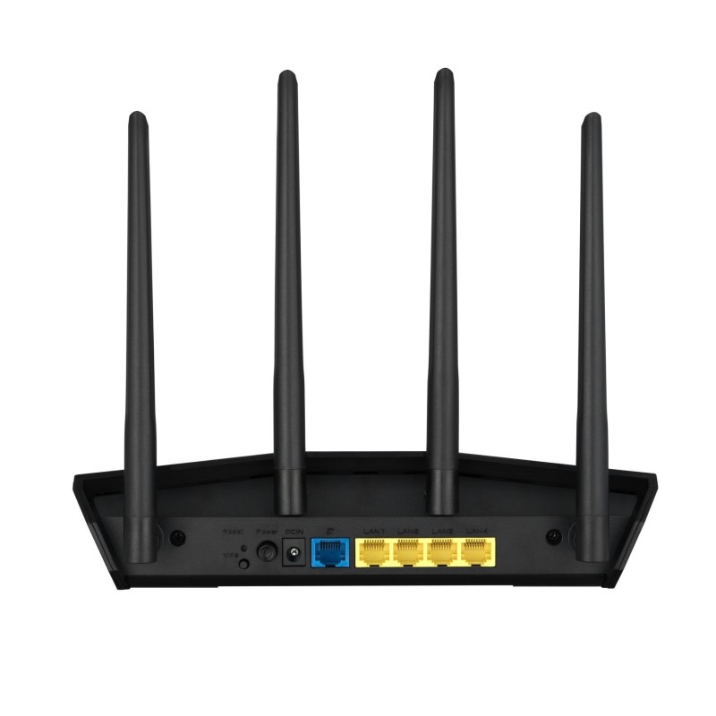 ASUS RT-AX57 (90IG06Z0-MO3C00) - Dual-band Wi‑Fi 6 Router, Black, 256MB RAM, Quad-core 1.7 GHz, 4x Gigabit LAN