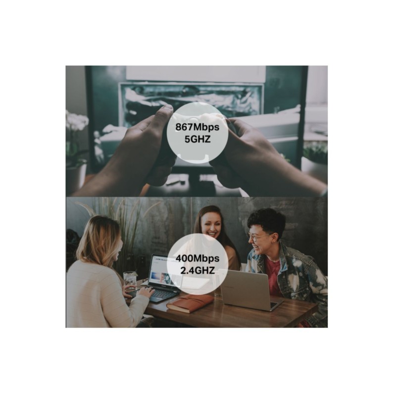 TP-Link Archer T3U - USB 3.2 Gen1 Dual-Band Wi-Fi Adapter AC1300, Black — Buy in Cyprus with Fast Delivery