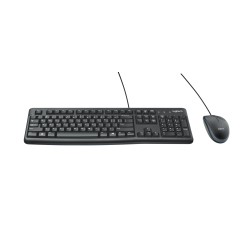 Logitech MK120 Wired Keyboard & Mouse Combo - 920-002562 - Black, USB, Full-size, US Layout — Buy in Cyprus with Fast Delivery
