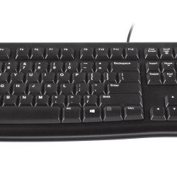 Logitech MK120 Wired Keyboard & Mouse Combo - 920-002562 - Black, USB, Full-size, US Layout — Buy in Cyprus with Fast Delivery