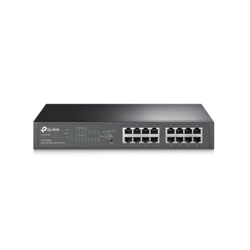 TP-Link 16-Port Gigabit PoE+ Switch - TL-SG1016PE - 8x PoE+, 150W Budget, Managed, Rackmountable