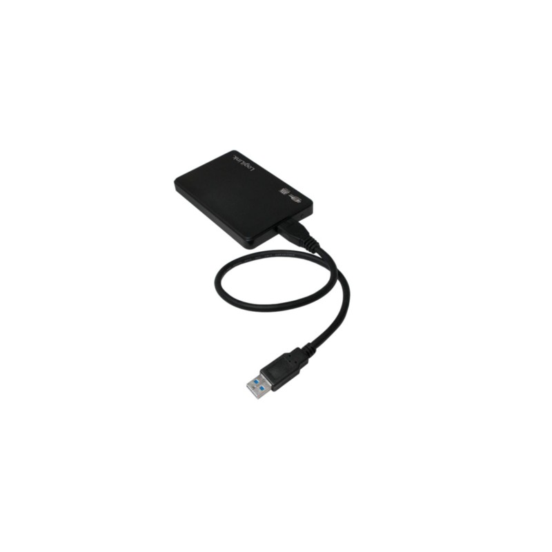 LogiLink 2.5" SATA HDD Enclosure - UA0256 - USB 3.0 (5 Gbps), Black, 9.5 mm Drive Height — Buy in Cyprus with Fast Delivery