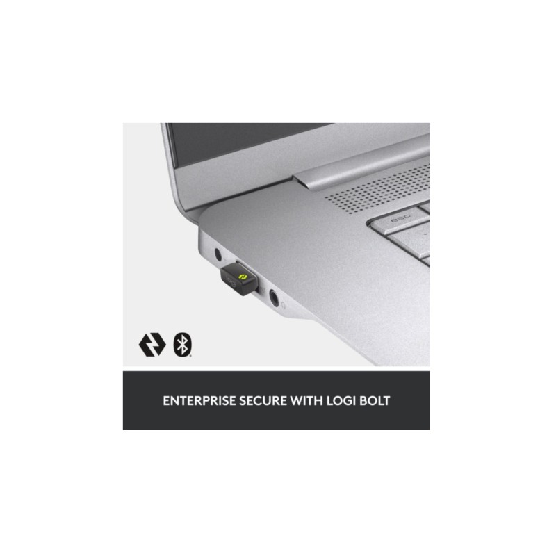 Logitech MX Keys Combo for Business - 920-010926 - Graphite, Wireless RF & Bluetooth, German QWERTZ, Backlit