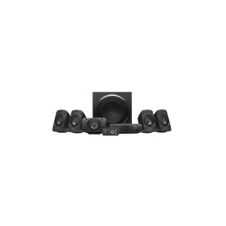 Logitech Z906 - 980-000468 - 5.1 THX Certified Powered Surround Speaker System, Black, 500W RMS