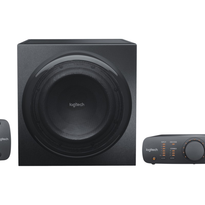 Logitech Z906 - 980-000468 - 5.1 THX Certified Powered Surround Speaker System, Black, 500W RMS